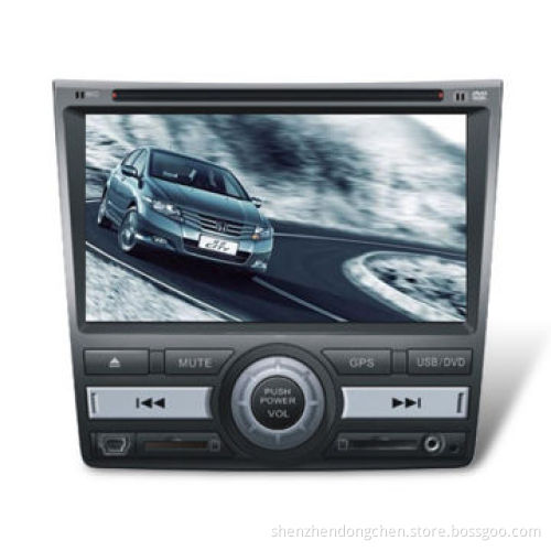 Car DVD Player with GPS Navigation and Built-in Bluetooth, Supports USB and SD